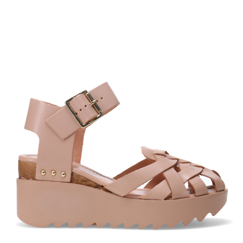 Sandalias de Mujer Bottero tiras c/hebilla Marrón - Marrón Claro