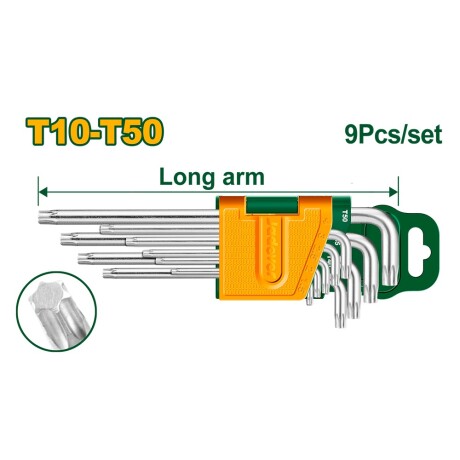 Set Llave Torx x9 CRV L 10-50 Set Llave Torx x9 CRV L 10-50