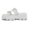 Sandalias Mujer Darkness Plataforma Blanco-blanco
