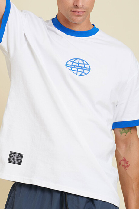T-SHIRT RUNEL RUSTY Blanco