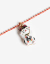 Collares Cortos Lucky charm Collar Corto Con Dije Gatito Lucky - Dorado