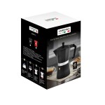 CAFETERA ITALIANA ALUMINIO NEGRO 300ML 6T VARENNA CAFETERA ITALIANA ALUMINIO NEGRO 300ML 6T VARENNA