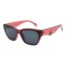 Lentes De Sol Anitta Cuadrado Negro/Cherry