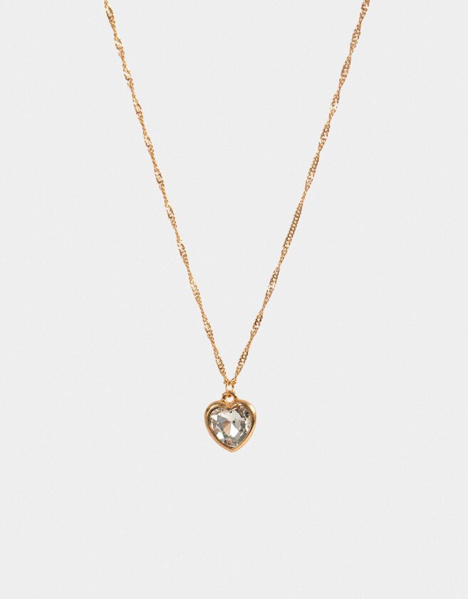Cadena Corta con Dije Corazón Cadena Corta Con Dije Corazón - Dorado