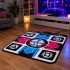 Alfombra De Baile Para Tv Pc Juego Precargado Musical Niños Color Negro