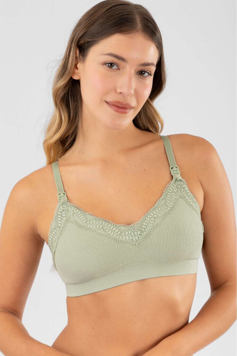 Soutien maternal camelina - Verde malva 