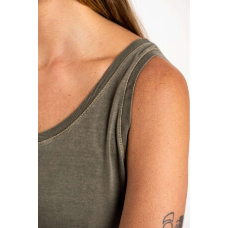 Vestido Algodon Lavado Safari