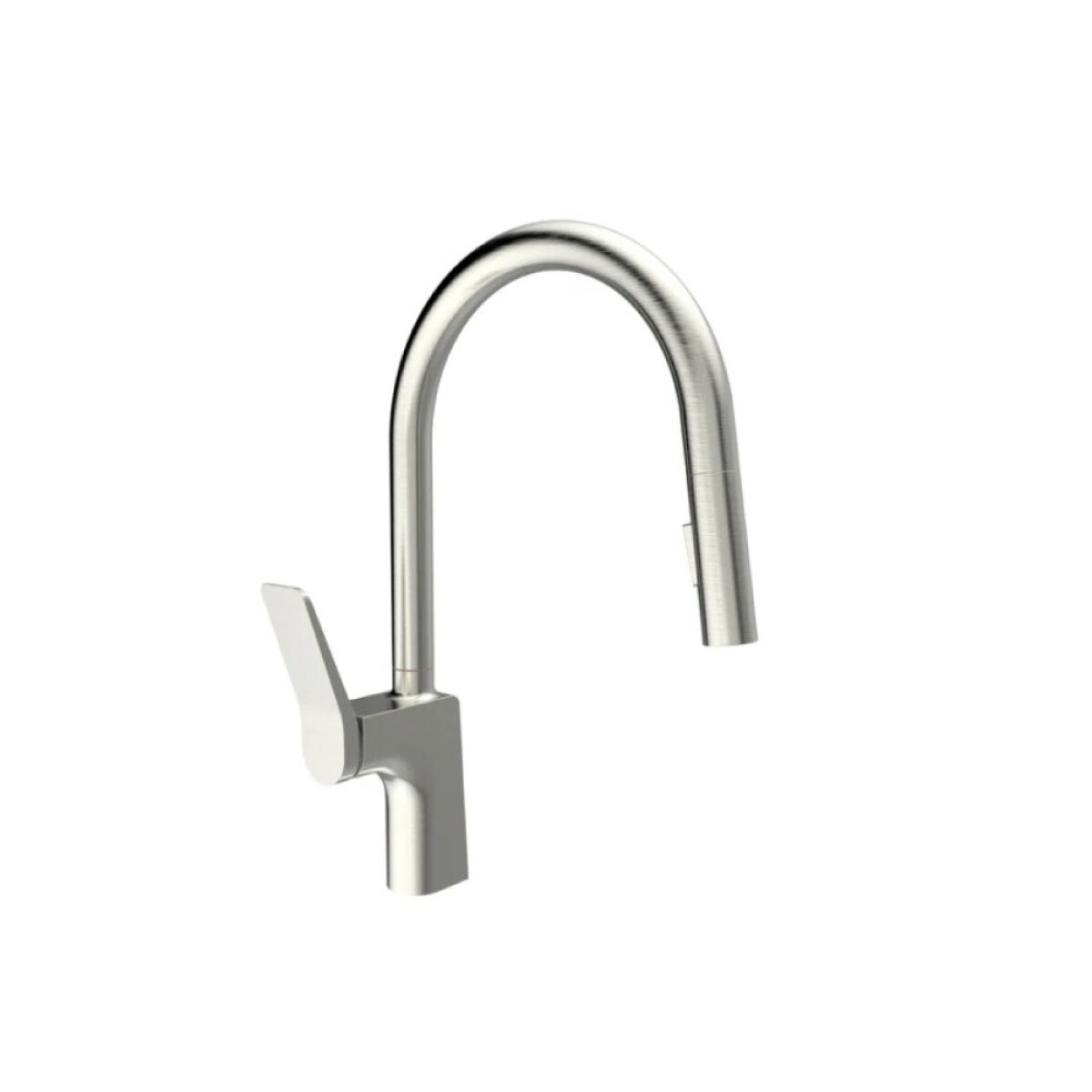 Grifería De Cocina Monocomando Brushed Cromo Línea Panem Silver 