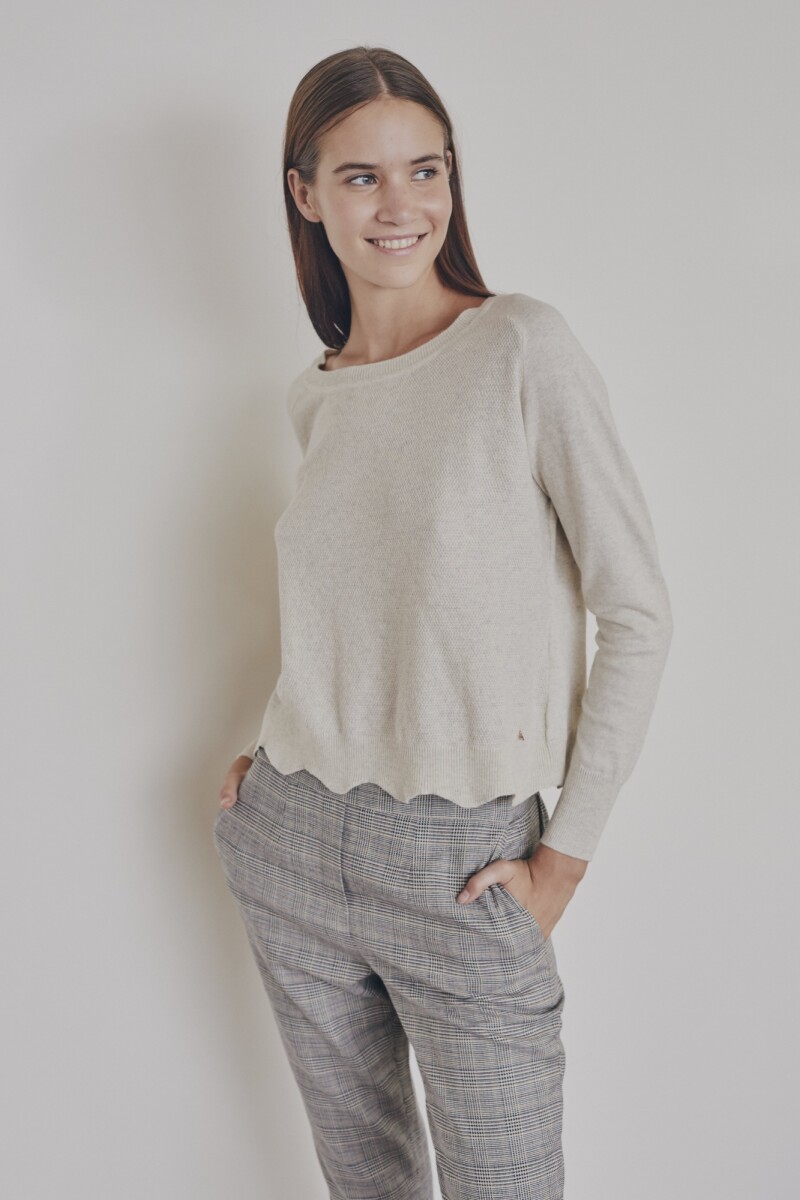 Pantalon Escoces Gris