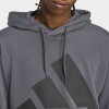 Canguro Adidas Essentials Logo Grande Gris