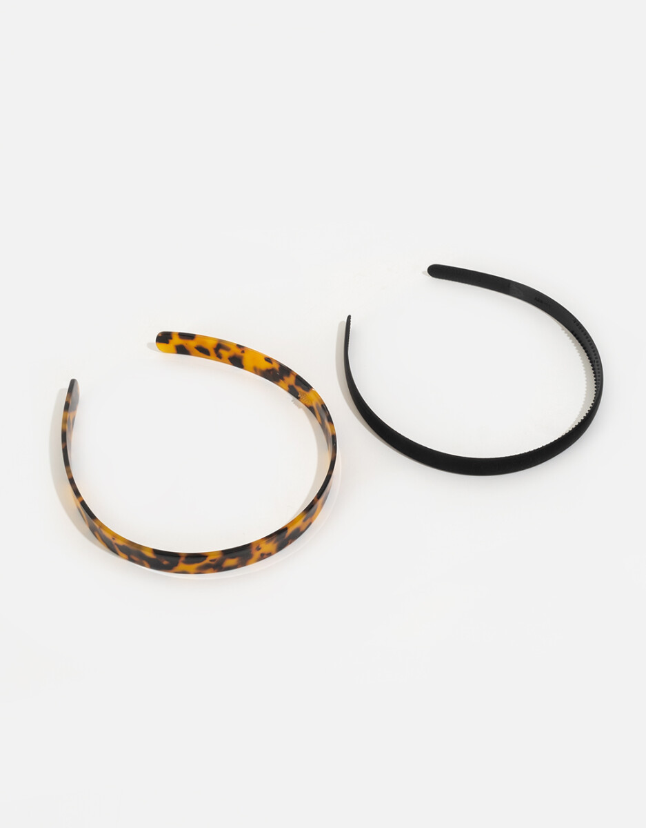 Set De 2 Vinchas De Acrílico 