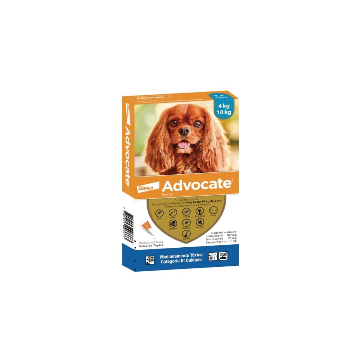 Advocate Dog 4 a 10 kg 