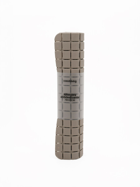 ALFOMBRA ANTIDESLIZ CUADROS BEIGE