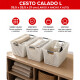 Cesto calado G 35,5 X 25,5 X 21 BLANCO