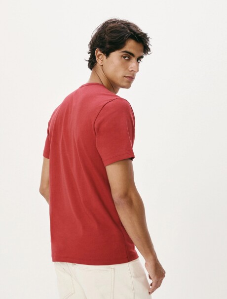 CAMISETAS MANGA CORTA SLIM ROJO