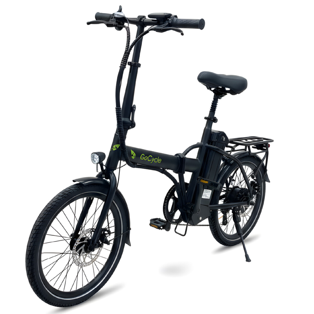 Bicicleta Electrica Gogreen Compact Plegable Rod 20 250w 36v - Variante Color Negro 