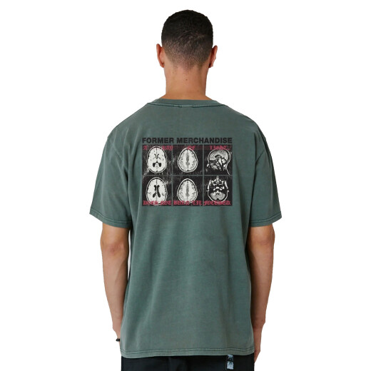 Remera Former Brain Scan Oversized Verde Remera Former Brain Scan Oversized Verde