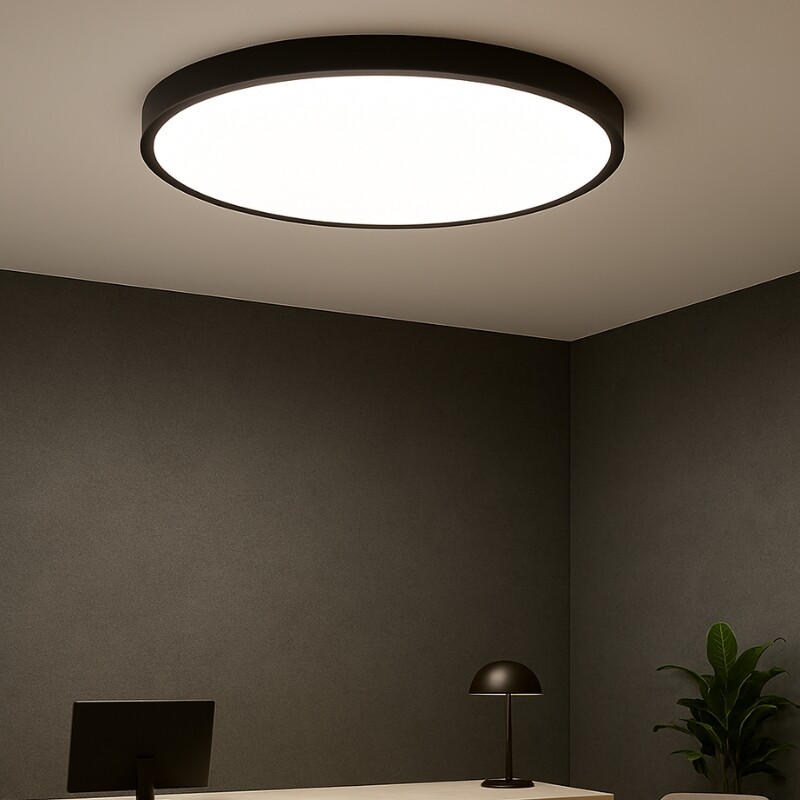 PLAFON LED GRANT BIG CCT - BLANCO Plafón LED Grant BIG CCT Negro