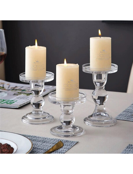 CANDELABRO VIDRIO D8.5/H8.6CM CANDELABRO VIDRIO D8.5/H8.6CM