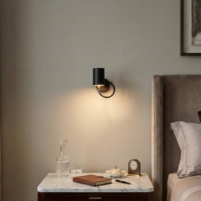 ARTEFACTO DE ADOSAR EN PARED BOLD Luminaria De Pared Bold Orientable Negro