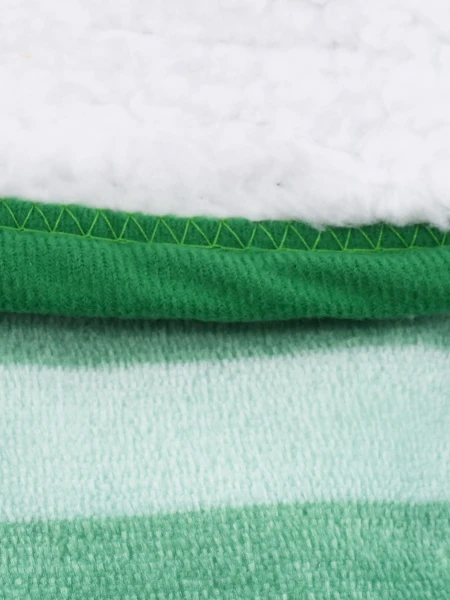 MANTA SHERPA PRINT 2 PLAZAS VERDE