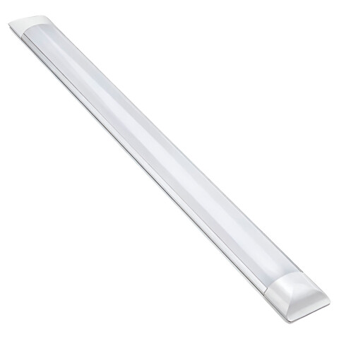 Tubo Luz Led Fría 40W 120Cm Artefacto Para Pared Techo Variante Blanca