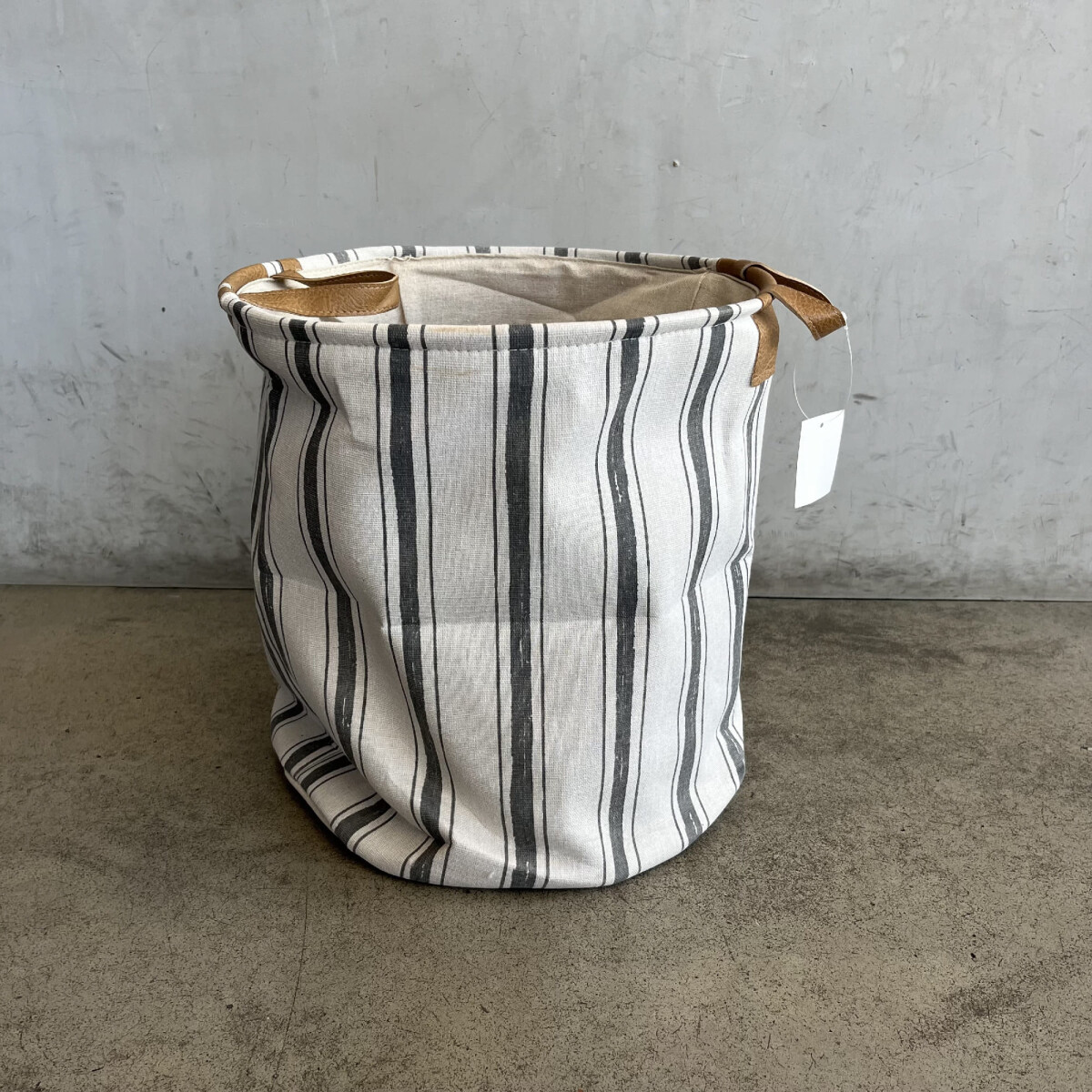 Canasto cesto para ropa sucia tela - Rayas 
