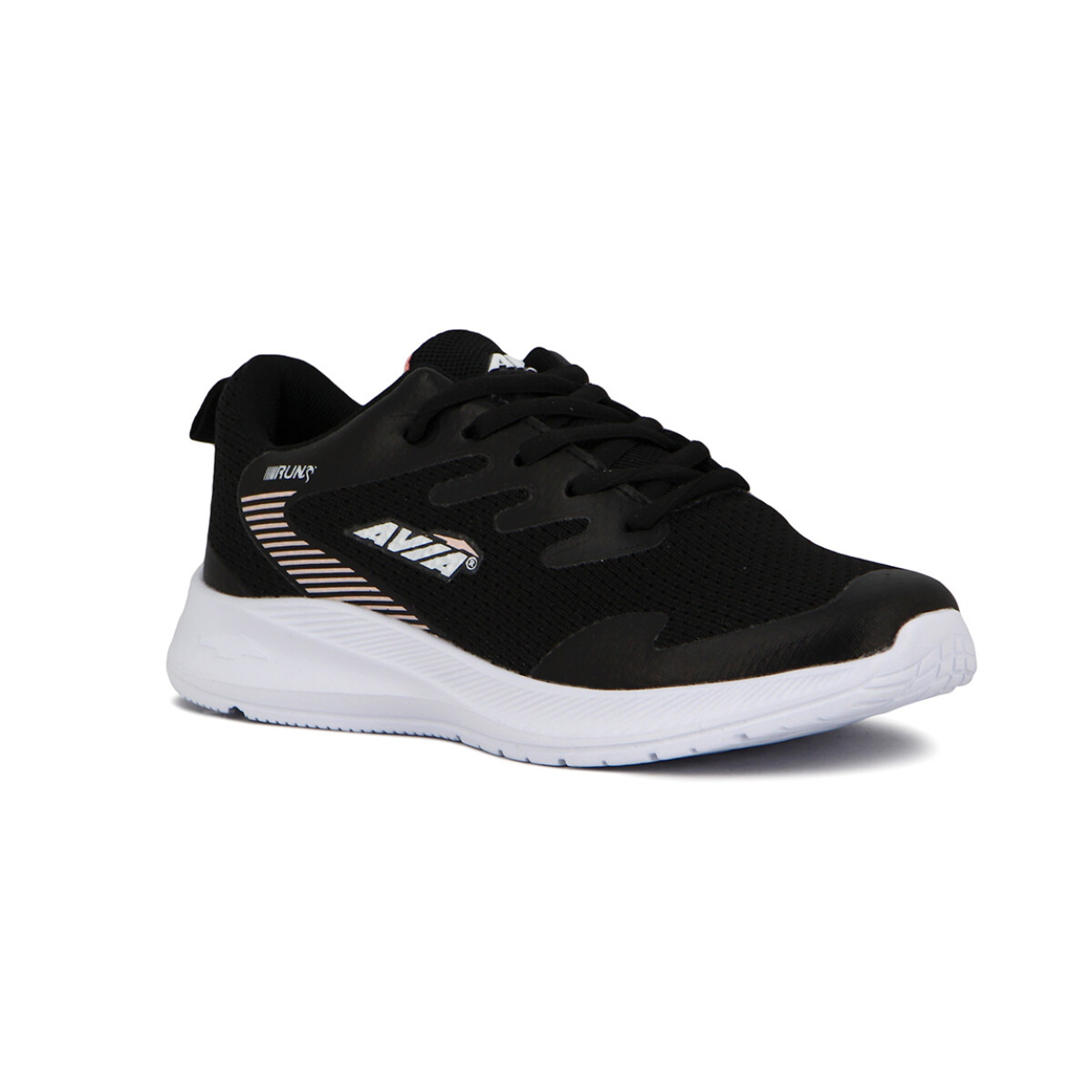 Avia Zapatillas Acordonadas Para Dama Dard- Black/White - Negro-Blanco 