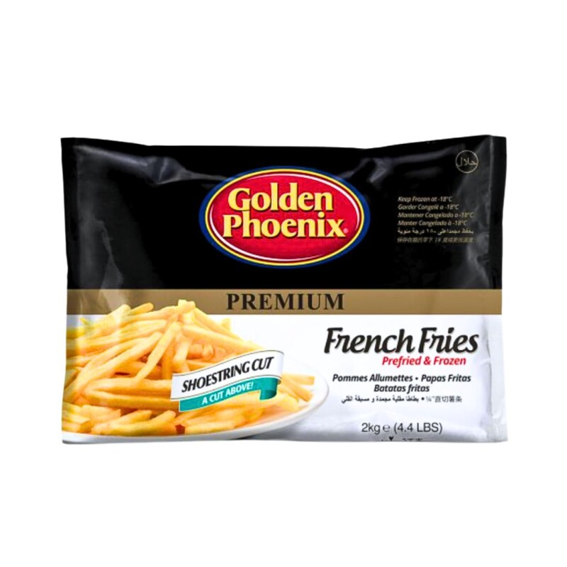 Papas fritas Premium corte fino Golden Phoenix - 2 kg Papas fritas Premium corte fino Golden Phoenix - 2 kg