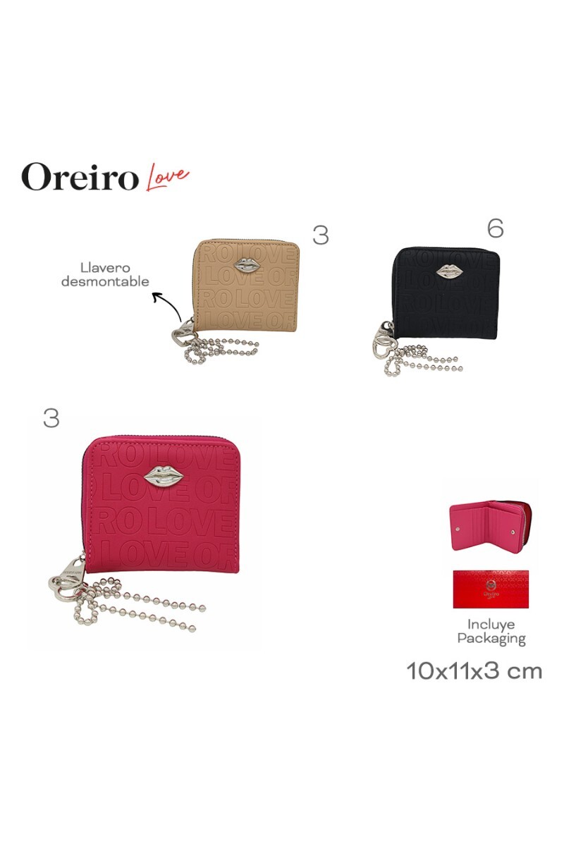 Billetera Oreiro Beige