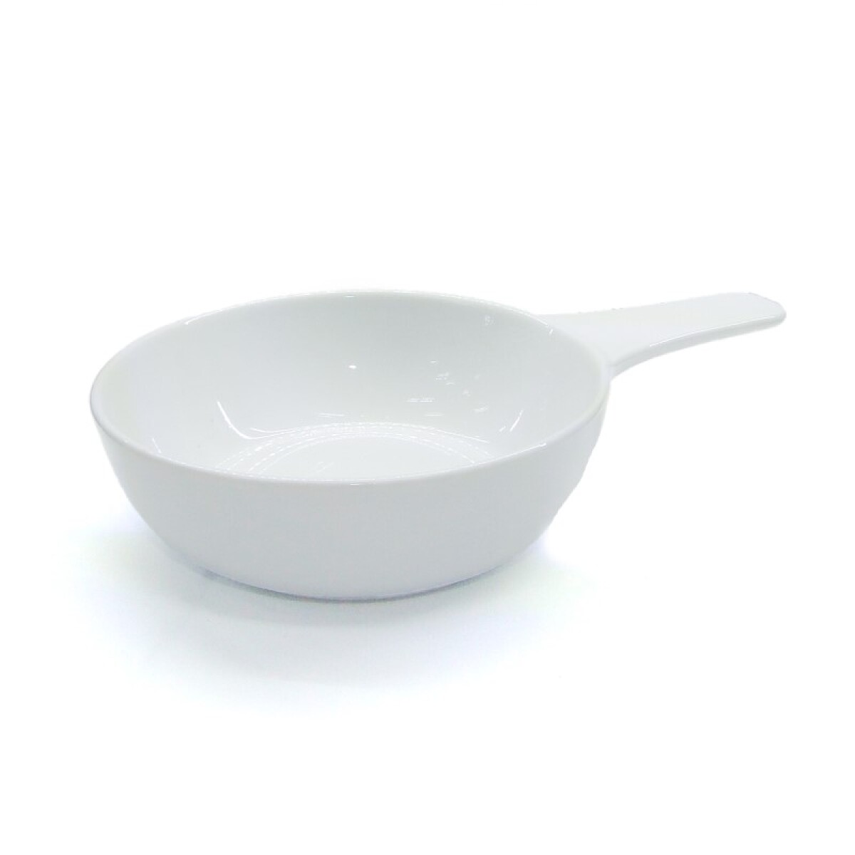 OUTLET Salsera con mango de cerámica blanca 13*21 cm - Outlet Salsera Con Mango De Cerámica Blanca 13*21 Cm 