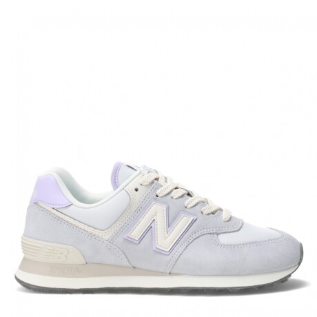 Championes de Mujer New Balance 574 Celeste - Violeta malva