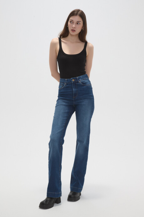 Pantalon Frankie Azul Medio