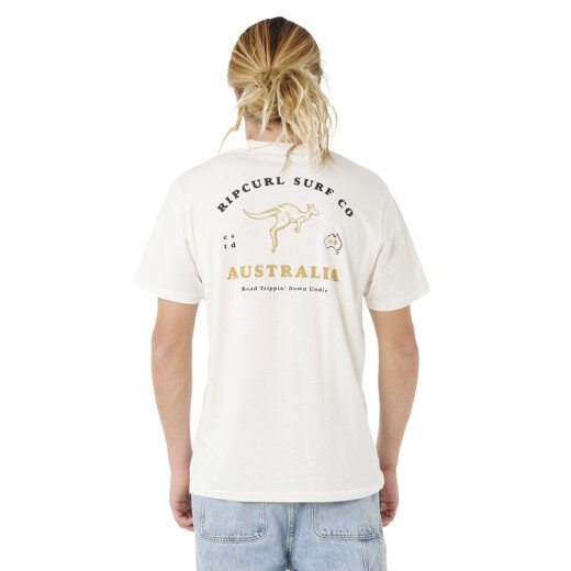 Remera Rip Curl Australia Fun Times Desto - Blanco Remera Rip Curl Australia Fun Times Desto - Blanco