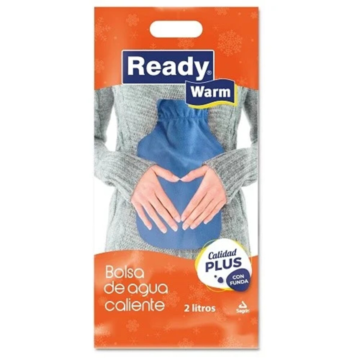 Bolsa De Agua Caliente Ready Warm Plus 2 Litros Con Funda 