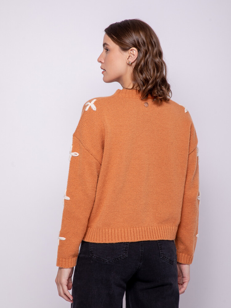 SWEATER FER Camel