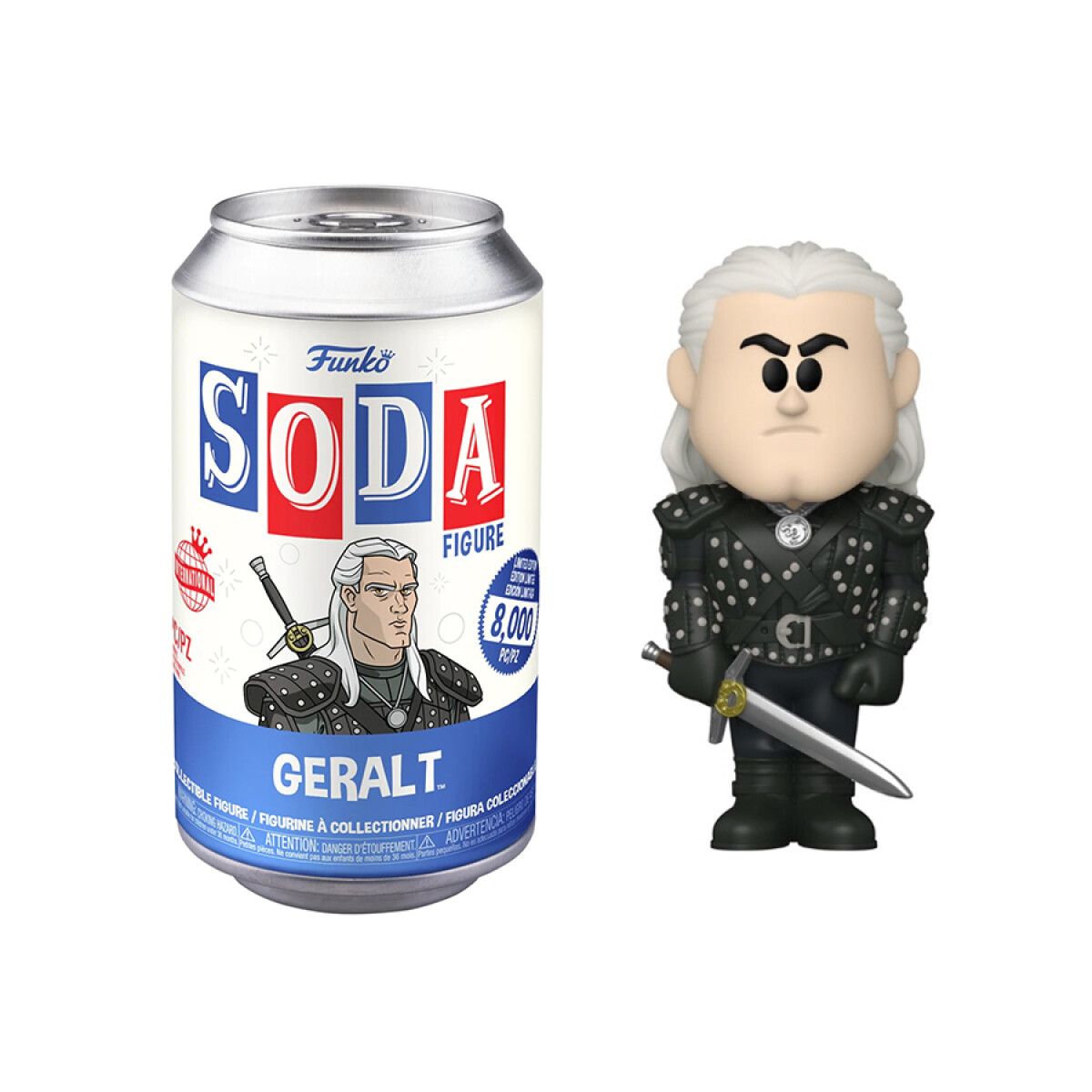 Geralt · The Witcher · Funko Soda Vynl 
