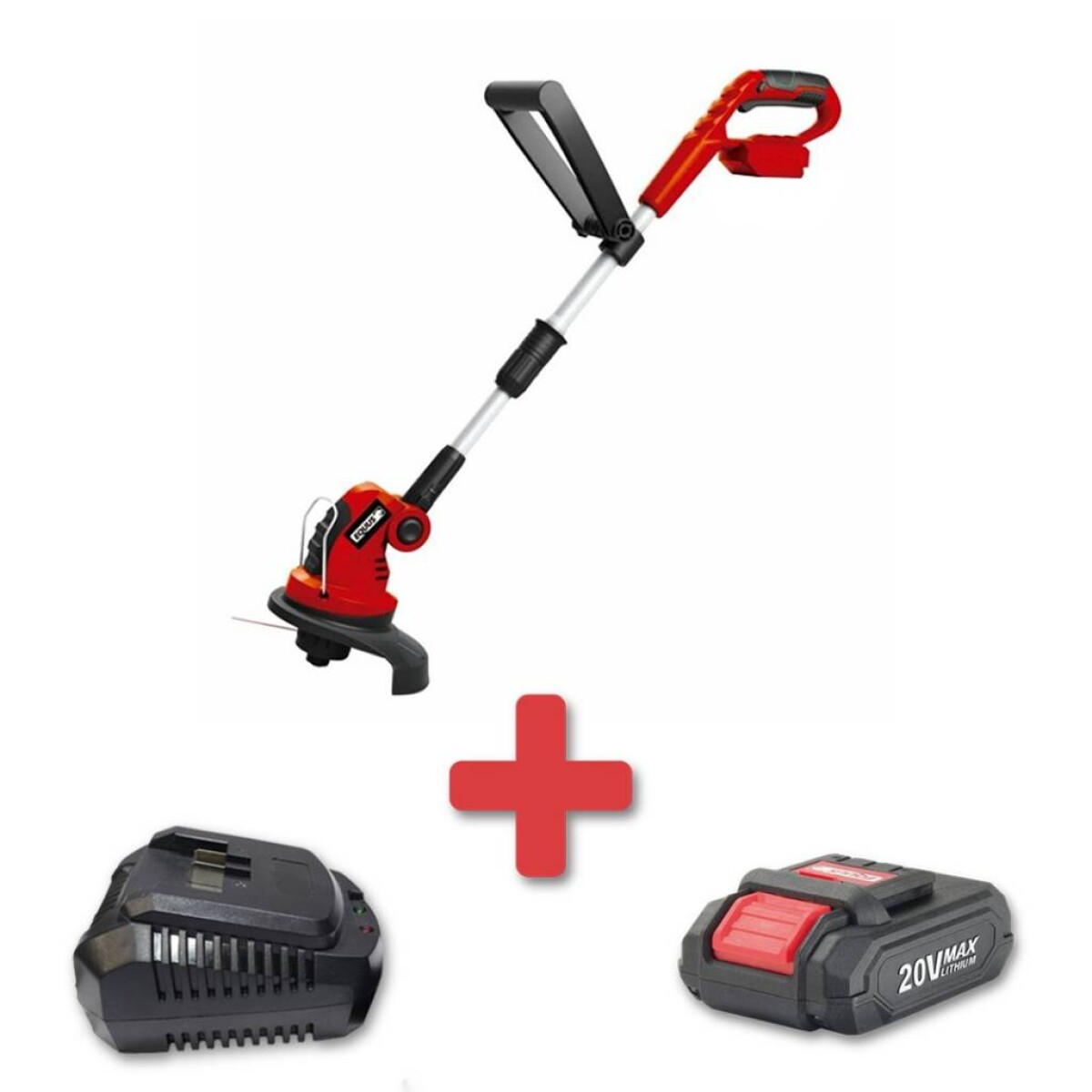 BORDEADORA INALAMBRICA 20V (1 BAT+CARG) EQUUS ++ - N/a 