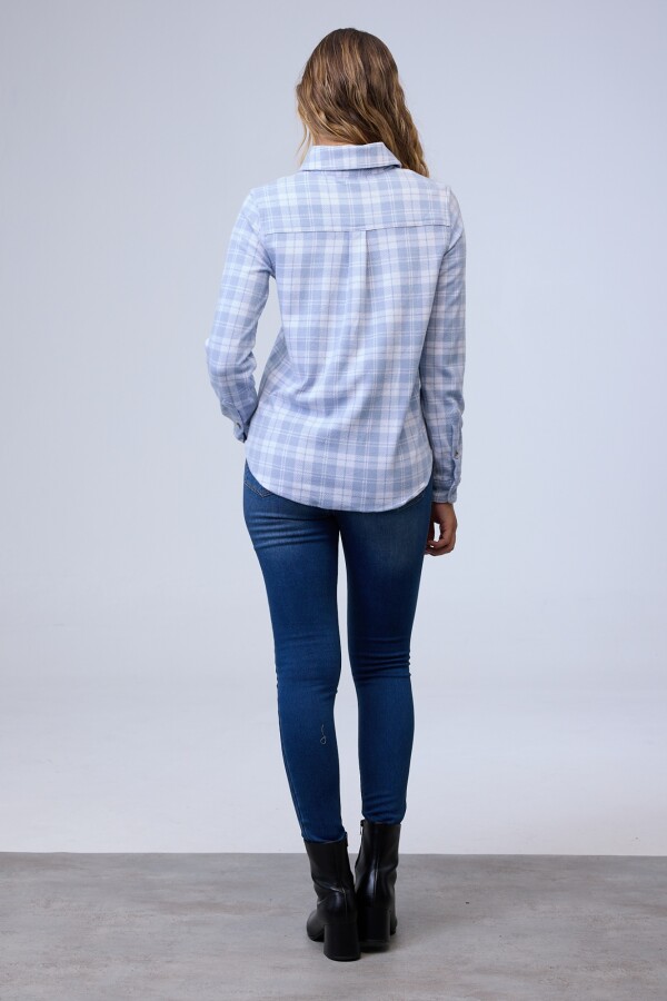Camisa Soft Cuadrille CELESTE/MULTI