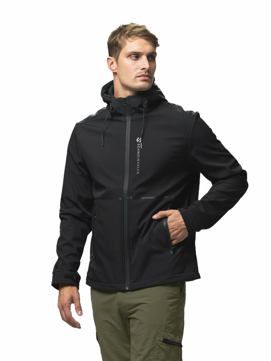 Campera Neopreno Scandinavian Santa Fe - Negro 