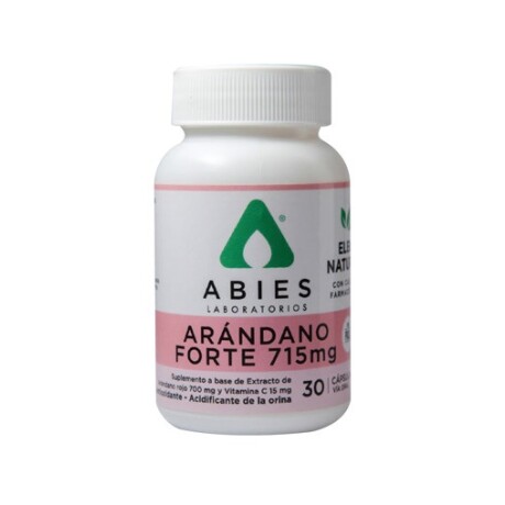 Arandano Forte Abies 715 Mg x 30 CAP Arandano Forte Abies 715 Mg x 30 CAP