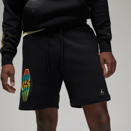 Short Nike Moda Hombre Jordan Flt Mvp Flc Black S/C