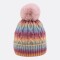 Gorro De Lana PomPom Rojo
