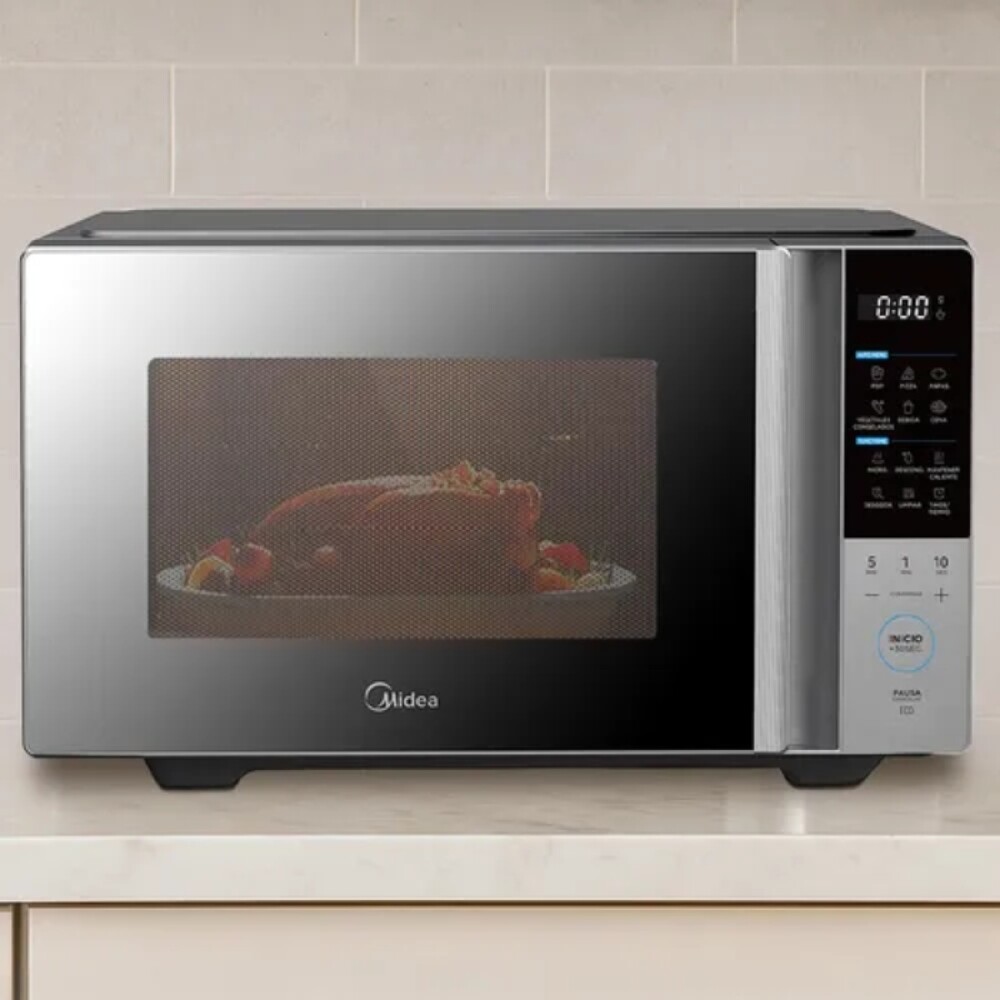 Horno Microondas 20L Midea MMO20CMO-EMPCMS acero inoxidable