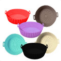 Bandeja Protectora De Silicona Para Freidora de Aire de 16 Cm de Diámetro y 5 Cm de Alto Bandeja Protectora De Silicona Para Freidora de Aire de 16 Cm de Diámetro y 5 Cm de Alto
