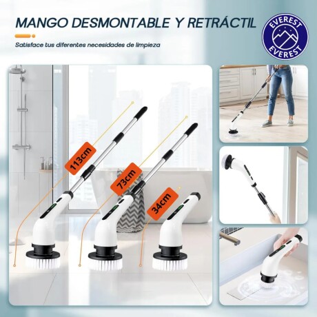 Cepillo Limpiador Eléctrico multifunción Recargable USB 9 Cabezales Cepillo Limpiador Eléctrico multifunción Recargable USB 9 Cabezales