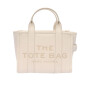 MARC JACOBS - THE LEATHER SMALL TOTE BAG Blanco
