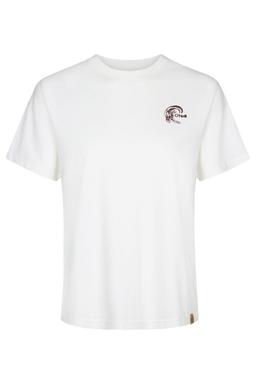 Remera O'Neill Women Back Print Loose Blanco