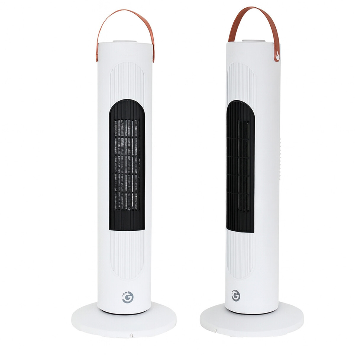 Estufa Calefactor Ceramico Torre Electrica Oscilacion 2000W - Variante Color Blanco 