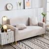 Funda sillón 2 cuerpos estampada Beige